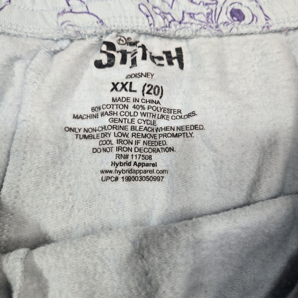 Disney White and Purple Character Sleep Shorts - Picture 7 of 7